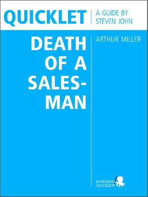 cover image of Quicklet on Arthur Miller's Death of a Salesman (CliffNotes-like Book Summary and Analysis)